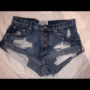 ONE TEASPOON | dark wash bandits